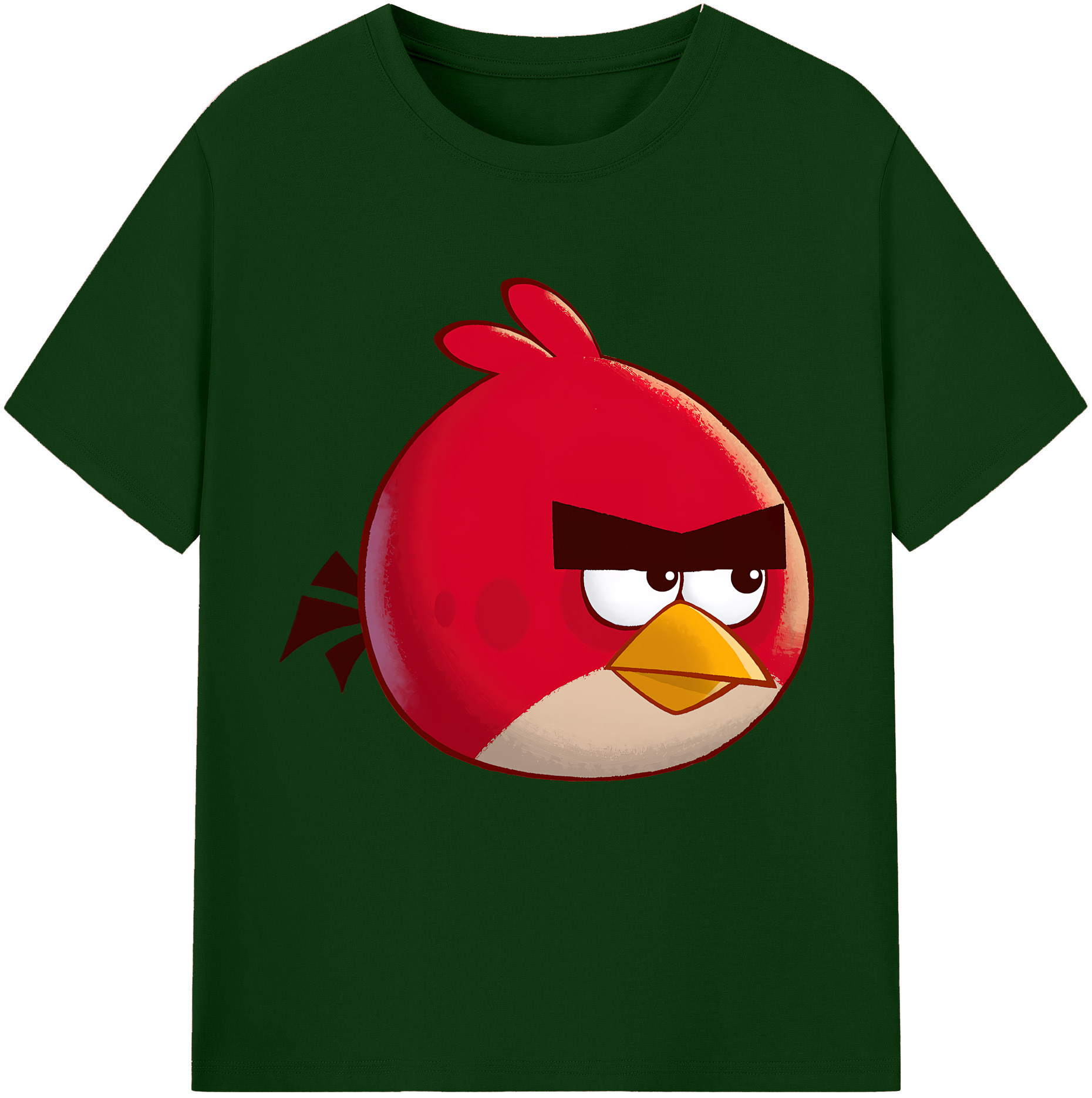 （画像用） Angry Birds アングリーバード 綿100％半袖Tシャツ（フロントプリント）